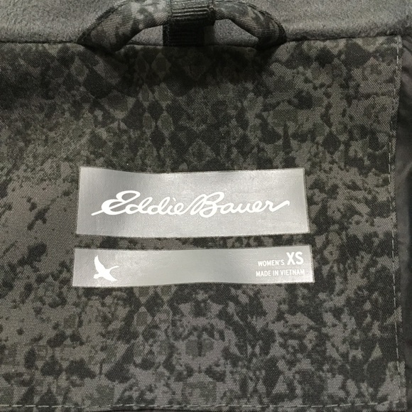 Eddie Bauer Weatheredge Plus Jacket Women’s XS Black Gray Ski Snowboarding - Picture 12 of 13